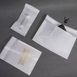100% Biodegradable Transparent Glassine Paper Bags For Sock Packaging