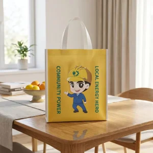 100 Colored Bare Cloth PP Non woven Reusable Tote Bags Hand Length Handle Digital Printing Supermarket Grocery Bags