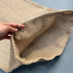 100% Natural Jute Bags with B Twill for Packing Rice Cocoa Coffee Corn Package Textile Fabric Product Bag