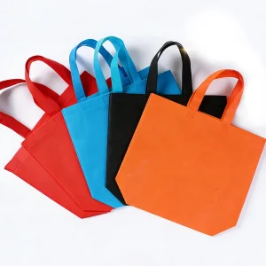 250Pcs 13.8×16.1×4.7inch Reusable Non Woven Polypropylene Bags for Supermarket Grocery Packaging Gift Bags with Handles