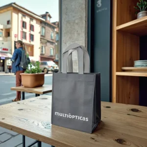 80G Non Woven Shopping Bags Lightweight Reusable Tote Carry Bags With Handle for Retail Grocery Packaging