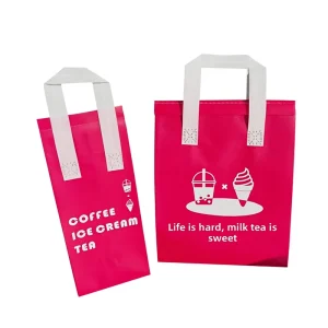 Aluminum Foil Insulated Non woven Bag Single Bottle Double Bottle Wine Packaging Bag Color Printed Custom logo
