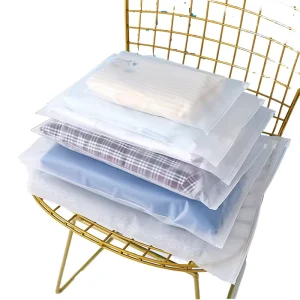 Anti Static Clothing Zipper Bag Dustproof Transparent Garment Packaging Bag Reusable Slider Ziplock Bag for Silk Clothing