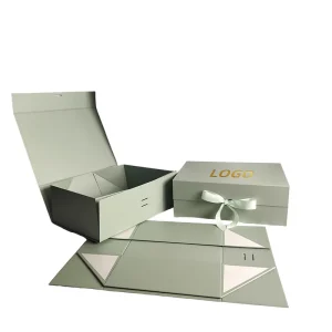 Apparel Box Magnetic Folding Luxury Cardboard Clothing Packaging Eco Friendly Sustainable Matt Lamination Embossing High End