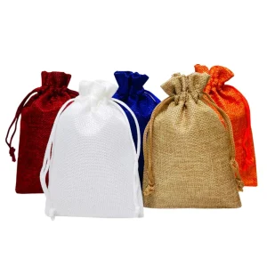 Bag Burlap Other Textile Packaging Drawstr Bag Burlap Bulk Factory Sale