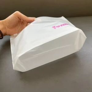 Bag with logo for Clothing Custom Packaging Bag Garment Clothing Retail Packaging Bags PE Zipper Bags for Clothing Packaging