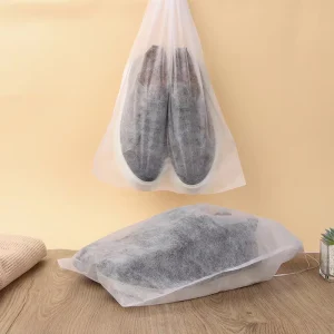 Best Selling Anti Yellow Disposable Non Woven Shoe Dust Bags for Sneaker Storage Travel Moving Shoe Organizer