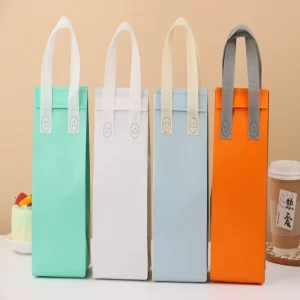 Best Selling New Arrival High Quality Custom Logo Reusable Non Woven Tote Bags ISO9001 Certified Food Delivery Packaging