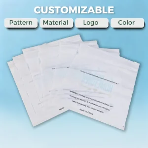 Biodegradable Parcel Packaging Clothing GRS Verified Zipper Bags Custom Printed Sliding Waterproof Garment Packaging Bag