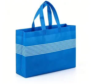 Biodegradable Reusable Non Woven Shoulder Tote Bag Non Woven Bag Custom Logo Heat sealed Laminated Durable