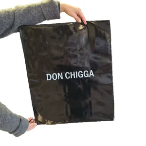Black Woven Bags for Express Delivery Packaging Bags for T shirts Autumn and Winter Clothes Waterproof Packing Bags