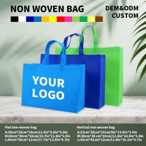 Brand Promotion Nonwoven Bag Bright Color Nonwoven Bag for Store Marketing Activity High Quality Factory