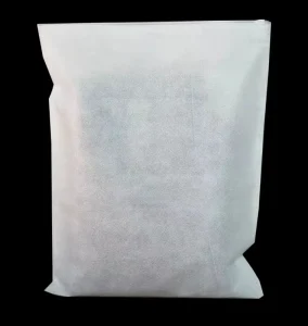 Breathable Waterproof White Spunbond PP Non Woven Bags Heat Sealed Packaging Pouch for Shoes Clothes Accessories
