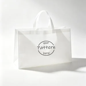 Bulk Biodegradable Paper Gift Bags Custom Logo Festive Design For Christmas Holiday Packaging Non Woven Bag with custom logo