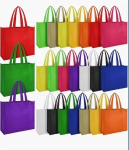 CUSTOM NON-WOVEN Fabric Bags Eco-friendly Handbags Laminated Take Out Packaging Bags Shopping Bags and Clothing Packaging Bags