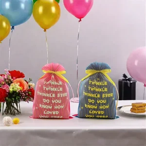 China Famous Korean Style Non Woven Drawstring Gift Bag Brand Packaging & Printing Products