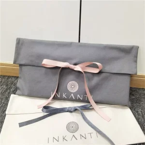 Chuanghua Reusable Foldable Large Grey Cotton Envelope Bags Cotton t Shirt Packaging Bag Printed Cotton Flat Pouch