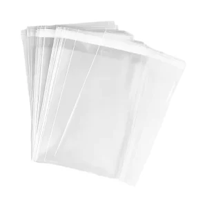 Clear Recyclable Plastic Bags for Packaging Clothing Shoes T Shirts Strong Packing Self Adhesive