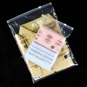 Clothing Packaging Plastic Ziplock Bags Custom Logo Frosted Plastic Packaging Clothes LDPE CPE Transparent Zipper Bag