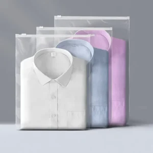 Clothing Short Sleeved Dresses Packaging Bags Thickened Sealed Pockets Frosted Plastic Zipper Bags