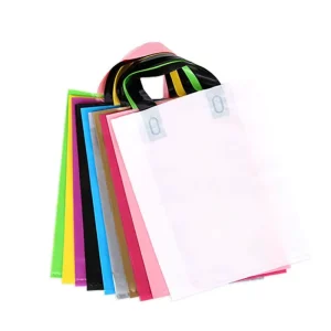 Clothing Store Shopping Gift Packaging Durable PE Plastic Bags with Logo Printing Custom Shopping Bags Cosmetics Bags