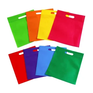 Color Plain Flat Laminated Non Woven Packaging Bags