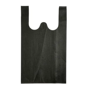 Colorful Logo Printed Non Woven T Shirt Bags Image Non Woven Bag for Shopping