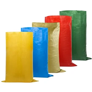 Colorful PP Composite Woven Bags for Clothing Packaging Large Sized Shipping and Logistics Use Manufacturer