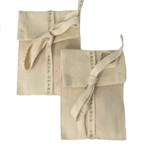 Cotton Envelope Gift Packaging Cloth Dust Bag Natural Luxury Jewelry Cosmetic Envelope Dust Bag Organic Recycled Cotton Dust Bag