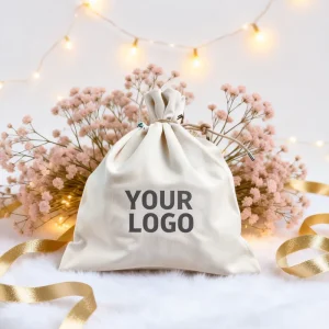 Cotton Handbag Packaging Bags Flat Bottom Screen Printed Dust Bags