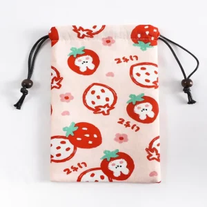 Cotton Purse Dust Bag Drawstring Small Cotton Pouches Gift Packaging