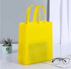 Custom Black Eco Non Woven Fabric Market Tote Bag Eco Friendly Non Woven Packaging Gift Bags for Shopping