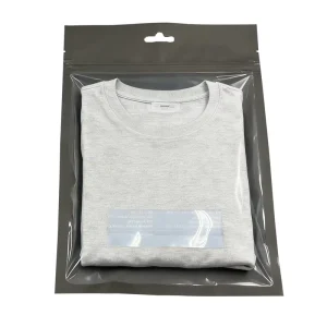 Custom Clothing Packaging Luxurious Clothing Packaging Zipper Bags for Clothing Packaging