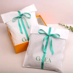Custom Cotton Dust Bag Cosmetic Cloth Gift Packaging Bag Envelope Cotton Bag