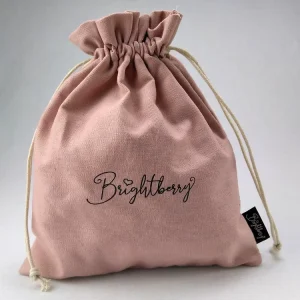 Custom Cotton Muslin Linen Dust Pouch with Drawstring Gift Bag for Jewelry Packaging