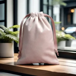 Custom Designer Velvet Other Textile Fabric Gift Jewelry Packaging Pouch Bags