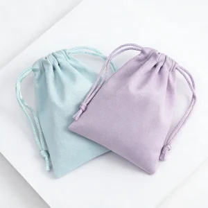Custom Drawstring Bag Small Drawstring String Gift Bag with Drawstring Custom logo Packaging Bags