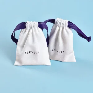 Custom Drawstring Cotton Bags for Underwear Shoes Candy Coffee Food Shopping Promotion Dust Packaging Textile Jewelry Pouch