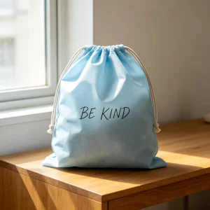 Custom Eco-Friendly Non Woven Drawstring Bags Recyclable Fabric Storage Packaging Sacks