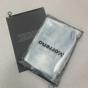 Custom Eco Friendly Resealable Plastic Packaging Poly Zip Lock Zipper Bag with Logo for Clothing Shoes