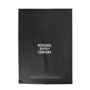 Custom Garment Packing Bag with Ziplock Plastic Black Packaging Bags Frosted Clothing Package Pouch Shopping Bags with Logos