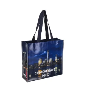 Custom Gift Bags Laminated Film Non woven Fabric Bags for Supermarket Promotion Durable Shopping Tote Non Woven Bag