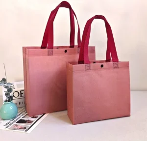 Custom High Quality Non Woven Shopping Packaging Bags Tote Bags with Custom Logo