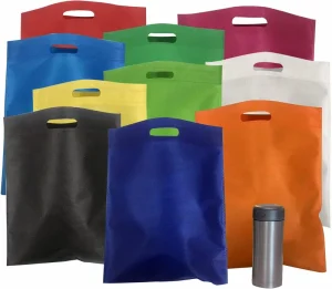 Custom High Quality Printed logo Reusable Shopping Non Woven Bags