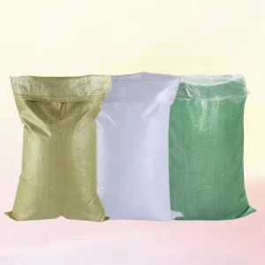 Custom High Strength Moisture Proof Woven Bag PP Woven Large Capacity Industrial Packaging for Sand Feed and Chemical Use
