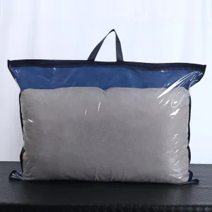 Custom Home Textile Packaging Bag Quilt Blanket Storage Bag Packaging for Bedding Pillow PVC Transparent Packaging Bag