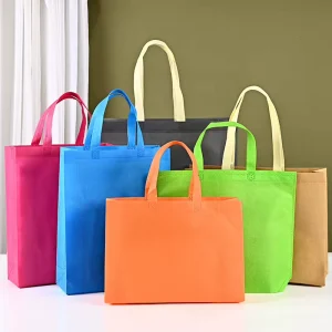 Custom Laminated Eco bags Non woven Shopping Bag Non Woven Tote Packaging Bags for Shopping