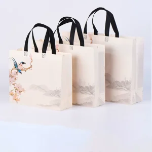 Custom Lightweight Non woven Fabric Bags for Shopping Clothing Packaging Non woven Fabric Handbags