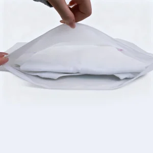 Custom Logo Biodegradable Parcel Packaging Clothing PLA PBAT GRS Verified Zipper Bags Sliding Waterproof Garment Packaging Bag