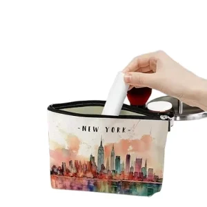 Custom Logo Cotton Packaging Pouch Bag with Sealing Zipper for Shopping